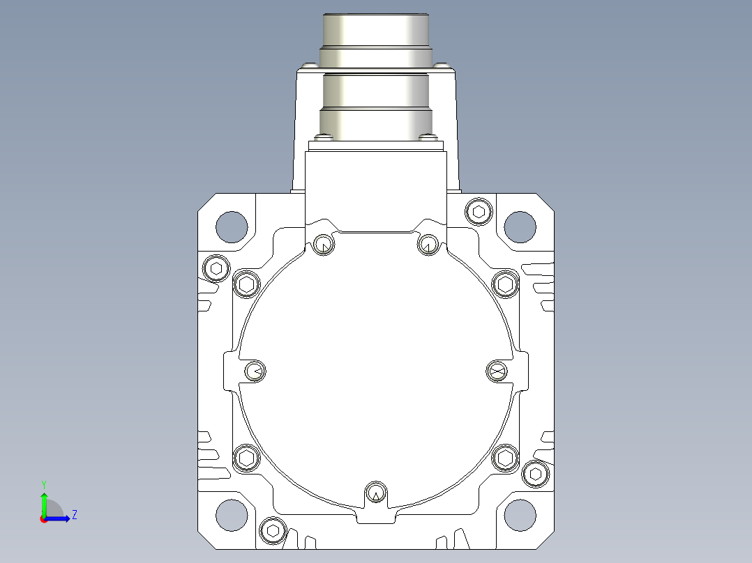松下电机-MATSUSHITA_MSMF152L1H6左视图