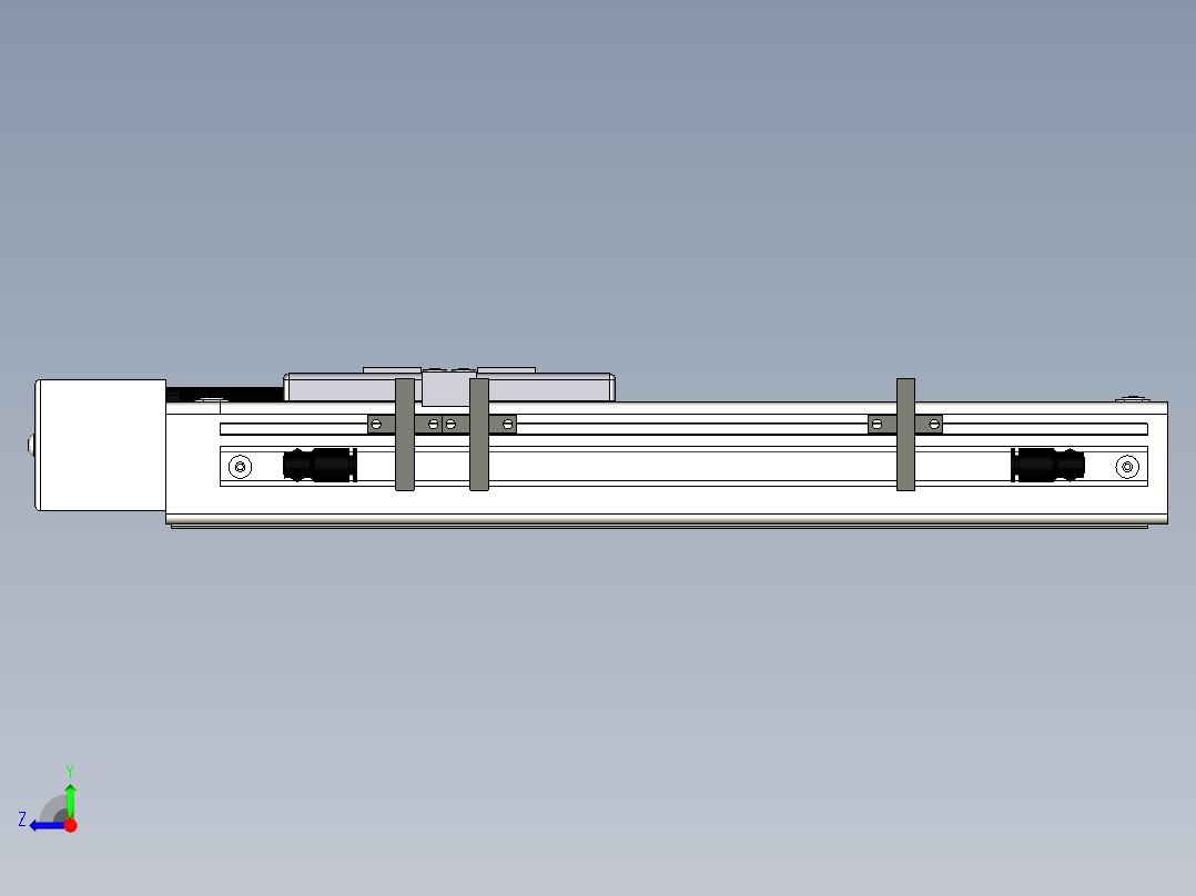 Toyo东佑达直线模组-ECH6-150-BR+煞車右视图