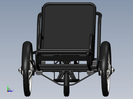 三轮自行车左视缩略图