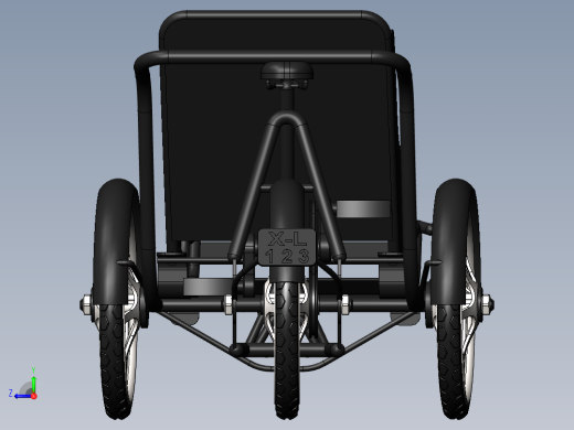 三轮自行车右视缩略图