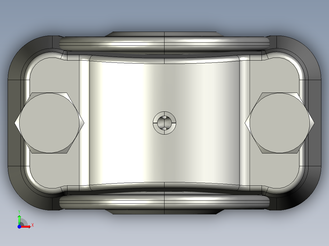 汽车前扭力杆铰接杆前视图