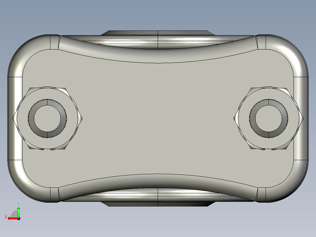 汽车前扭力杆铰接杆后视图