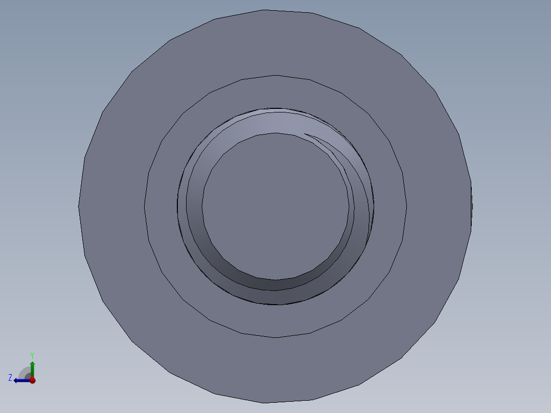 内六角螺螺栓-SB 0.375-16 x3.75.SLDPRT右视图