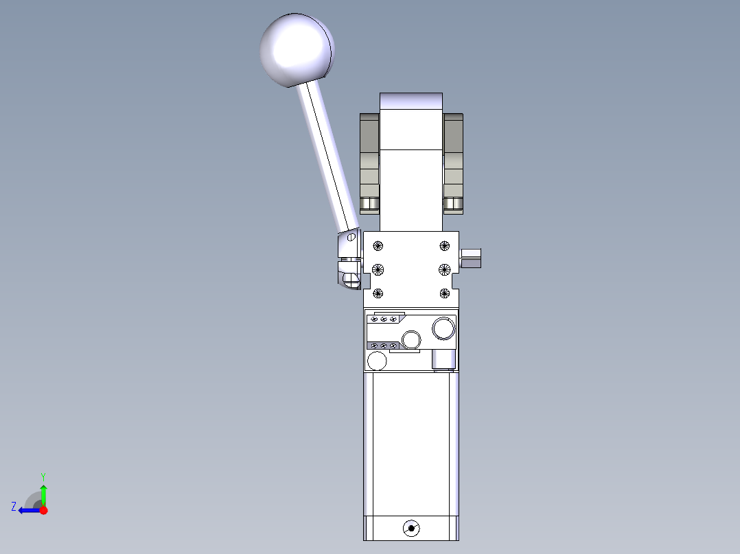 德克斯TUNKERS气缸数模V40.1 BR2 A10 T12 Z_AllCATPart右视图