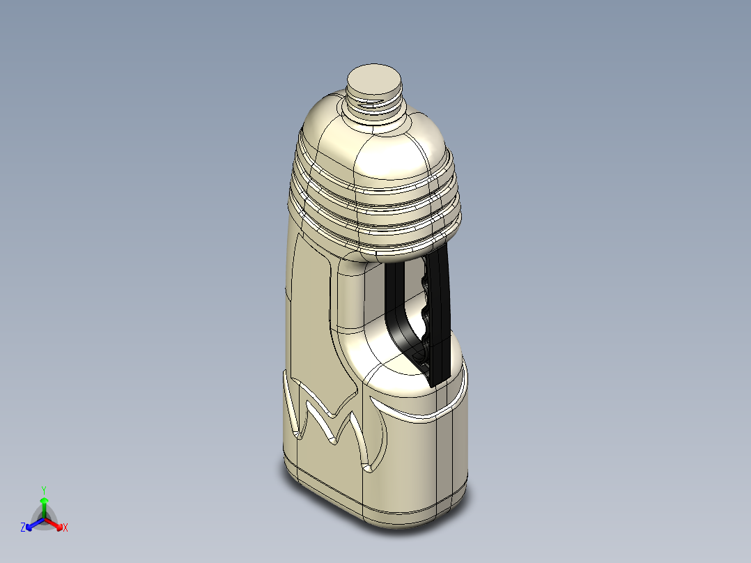 瓶子正等轴测图