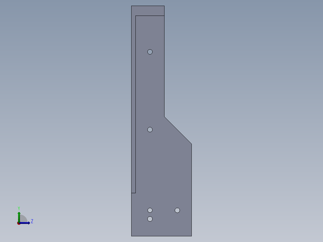 小型越野四轮遥控车左视图