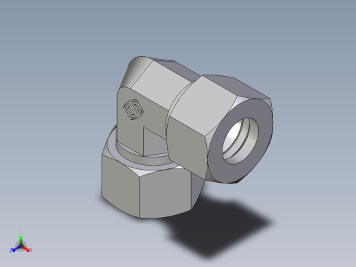卡套式工业通用硬管接头EO_Union_elbow_W15ZL71