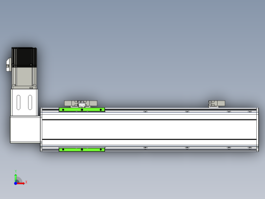 同步带滑台-半封闭B10-L90-S300-R-P40-D3前视缩略图