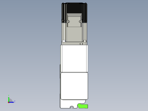 同步带滑台-半封闭B10-L90-S300-R-P40-D3左视缩略图