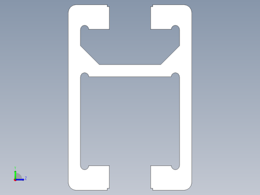型材-BR 30X45C TROLLEY SUSPENSION PROFILE 3842992946.STEP左视缩略图