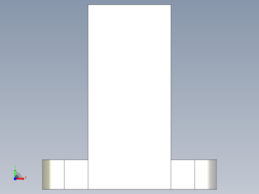 1反射型MA运动传感器 中型 (H型)前视图