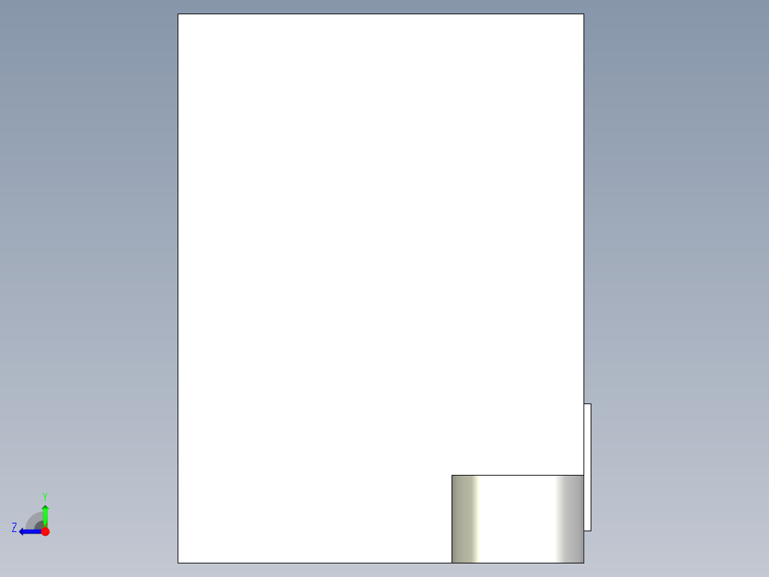 1反射型MA运动传感器 中型 (H型)右视图