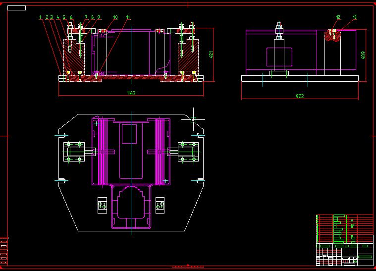 Q108-操作箱箱体机械加工工艺及夹具设计【铣面刨面两套夹具】