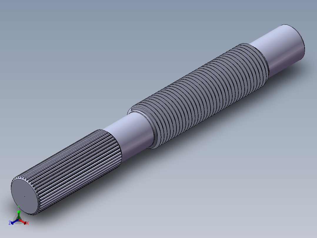 JS062-2600mm中板矫正机设计正等轴测图