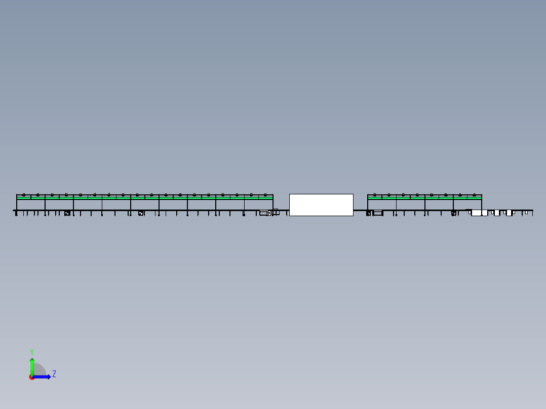 空调内机生产线左视图