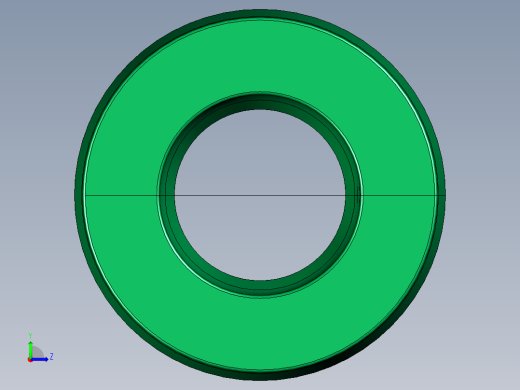 PARKER单连杆密封件3D模型STP格式左视缩略图