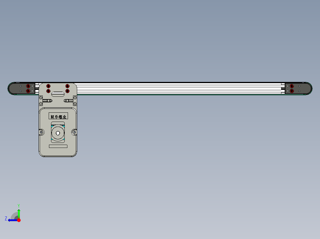 LE-XC3030-中间驱动经济型皮带线右视图