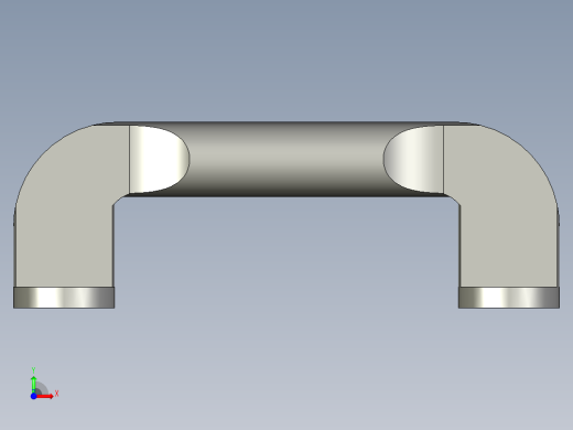 取手(塑膠)K4-3D多系列多零件图纸模型前视缩略图