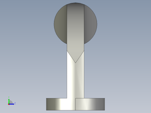 取手(塑膠)K4-3D多系列多零件图纸模型左视缩略图