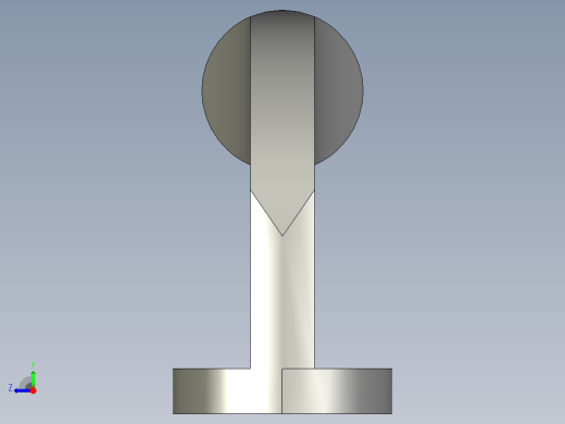 取手(塑膠)K4-3D多系列多零件图纸模型右视缩略图