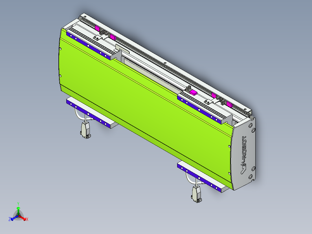 威洛博VL系列3d模型模组2VL22H2Y-S250主视图