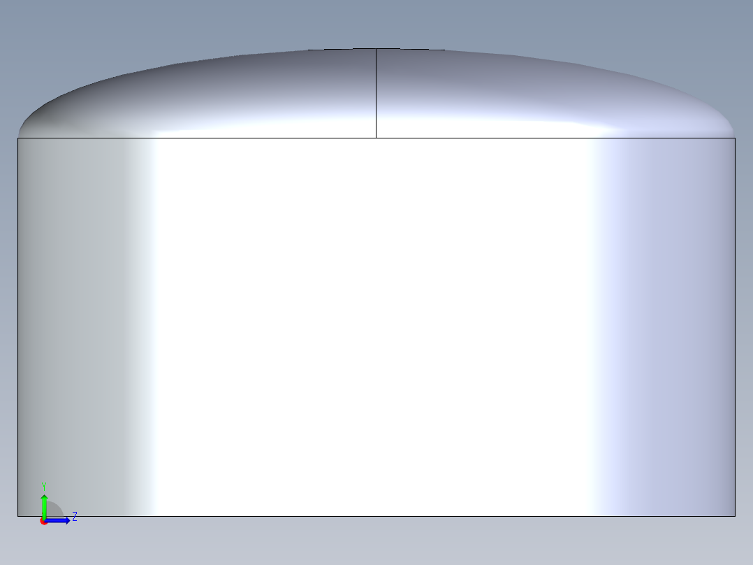 CPVC管件19-Sch80_Cap_SOC_9847-060 _6in左视图