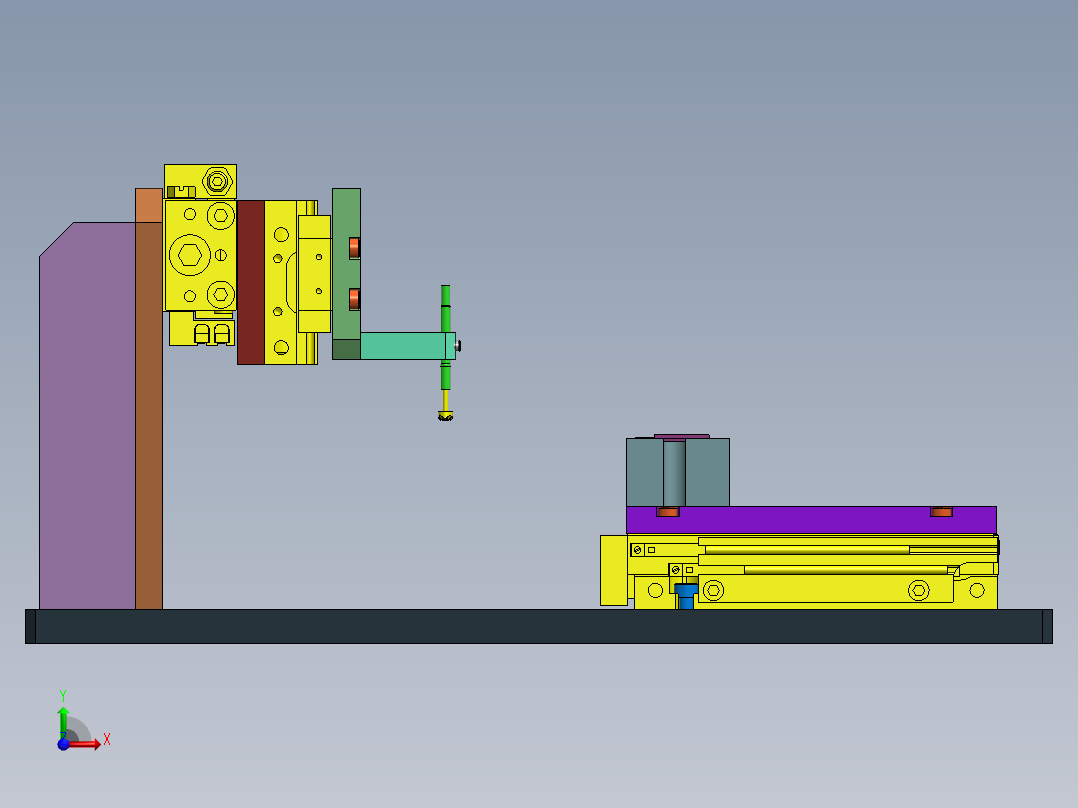 电气特性检查组件前视图