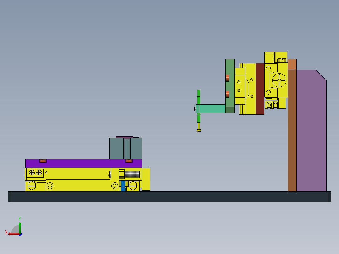 电气特性检查组件后视图