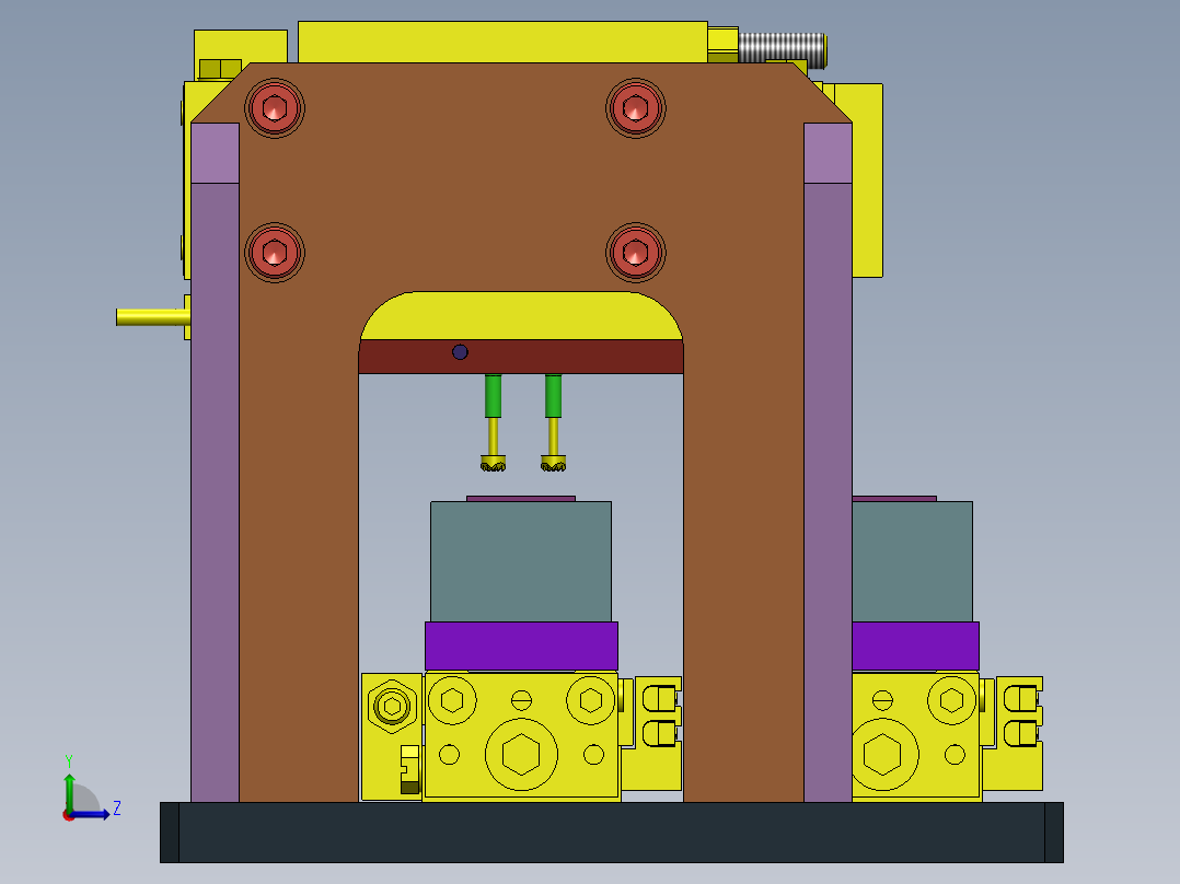 电气特性检查组件左视图