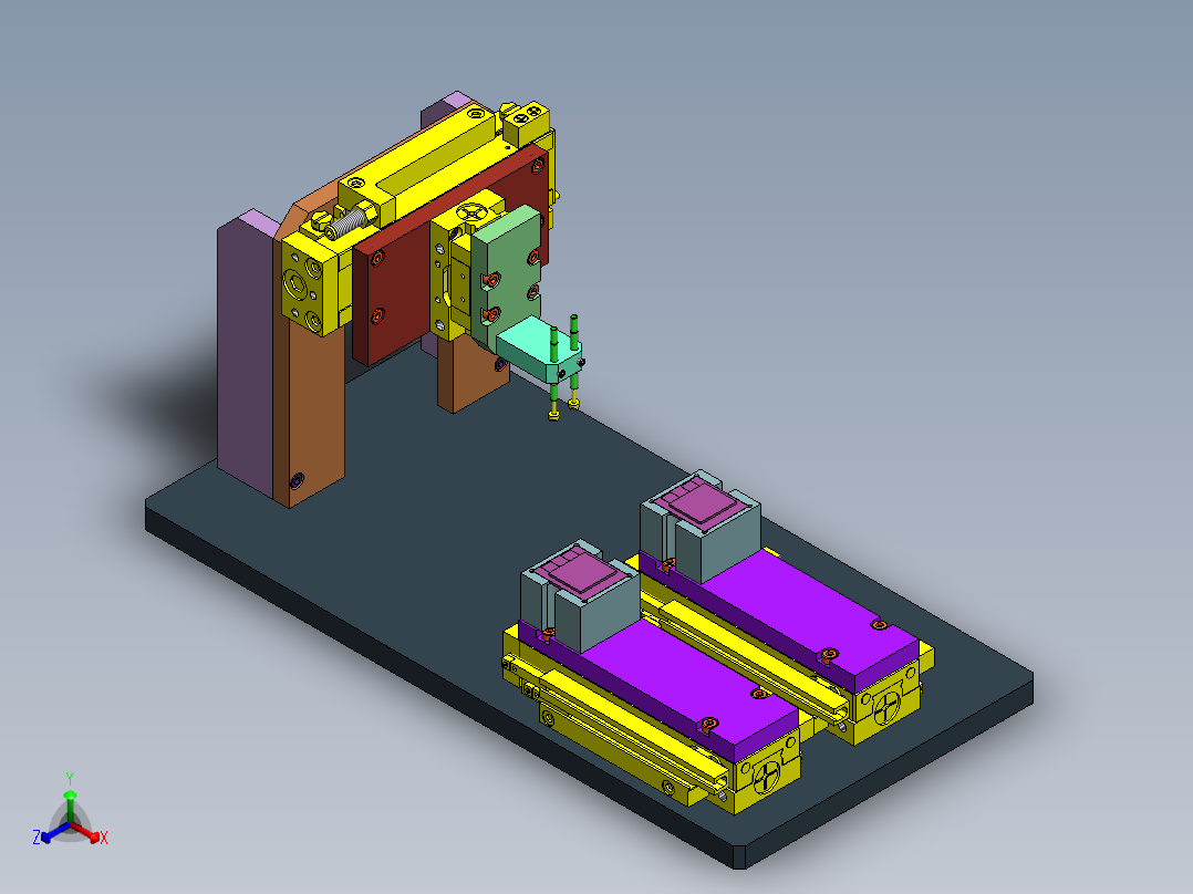 电气特性检查组件正等轴测图