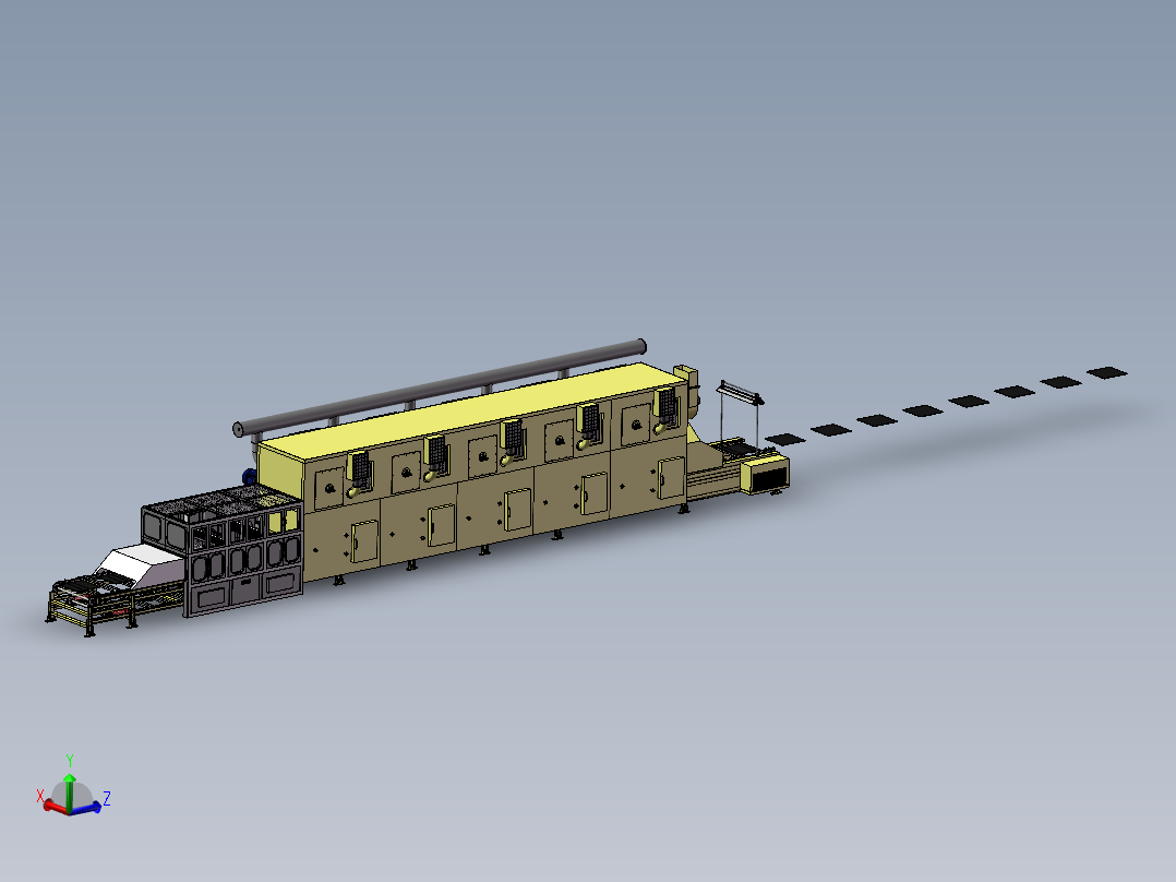 油漆烘烤流水线sw21