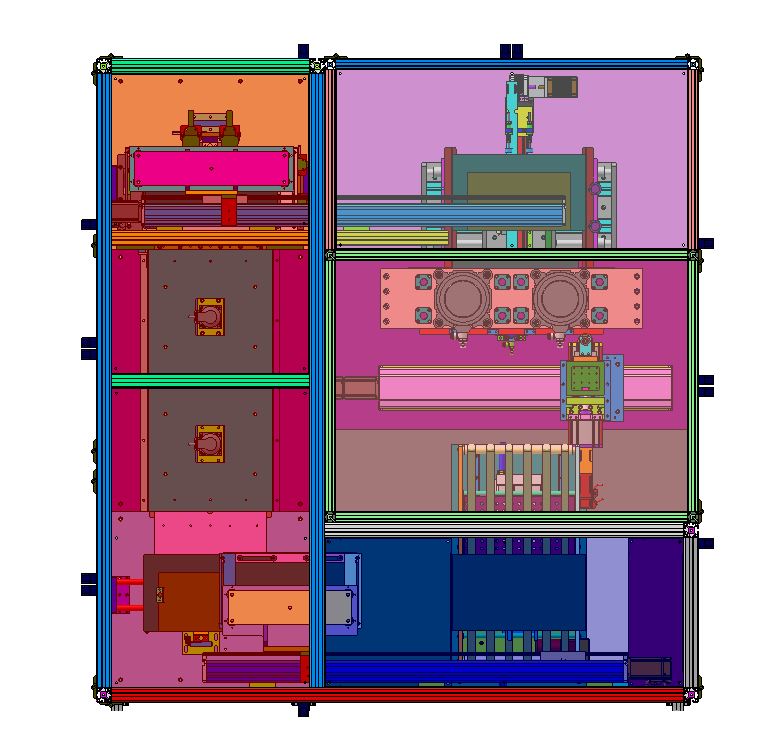 压合自动上料设备（sw18可编辑+工程图+bom）
