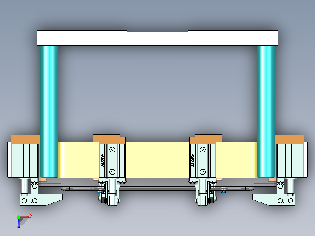 EDB41-C笔记本CNC工装夹具三维模型-JP版-CNC3-181129俯视图