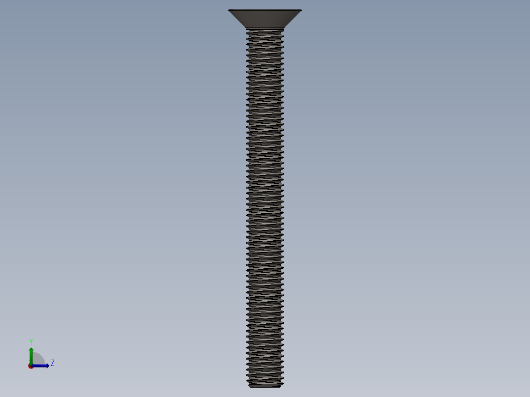 Screw_ISO_10642_M12x120_A2左视图