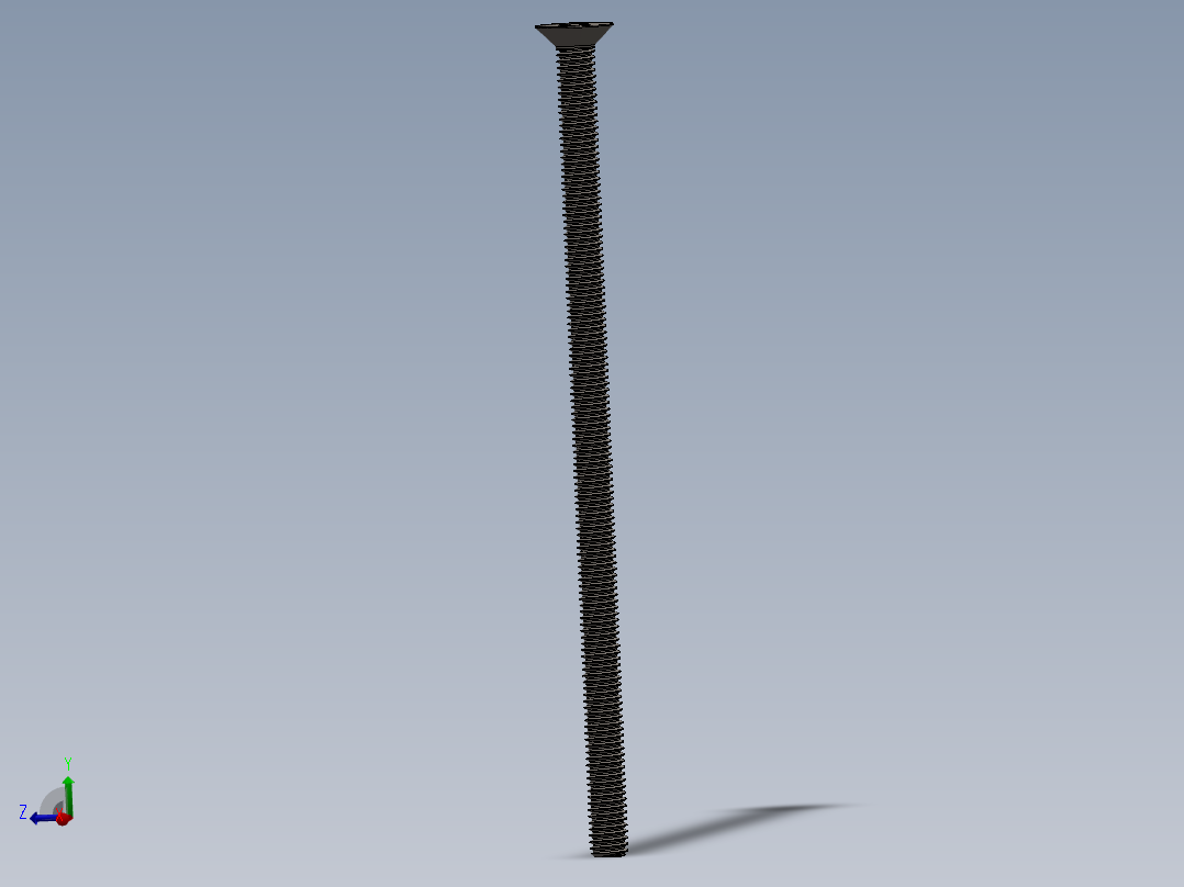 Screw_ISO_10642_M6x130_A2.SLDPRT主视图