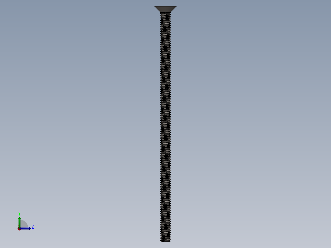 Screw_ISO_10642_M6x130_A2.SLDPRT左视图