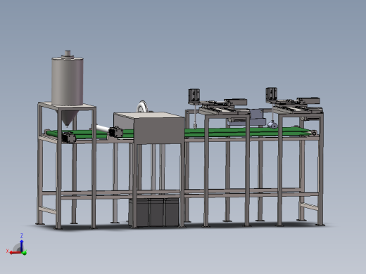撕膜机3D 装配图 零件图