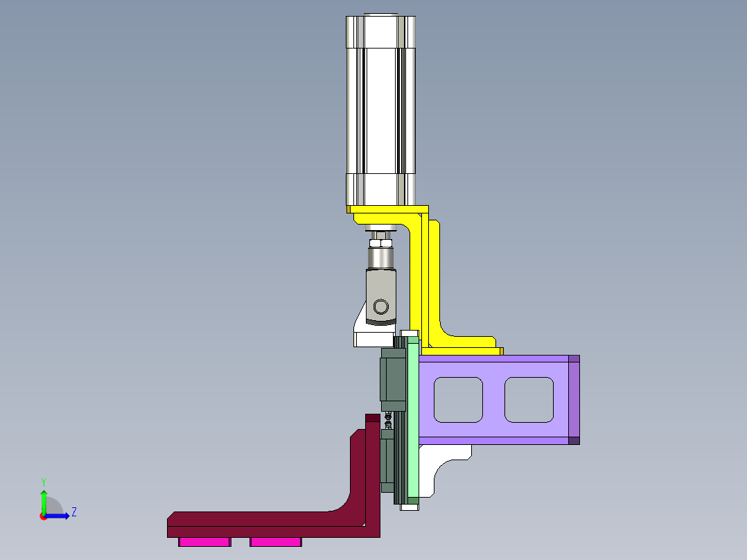 拧紧测力矩移动台板-连杆盖拧紧测力矩左视图