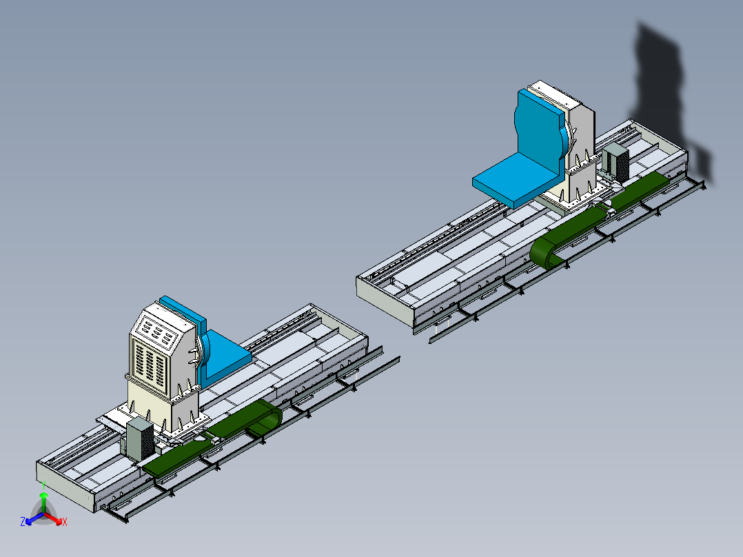 柔性自行走变距二轴变位机