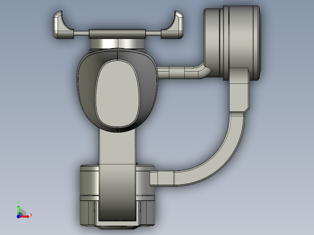 云台稳定器前视图