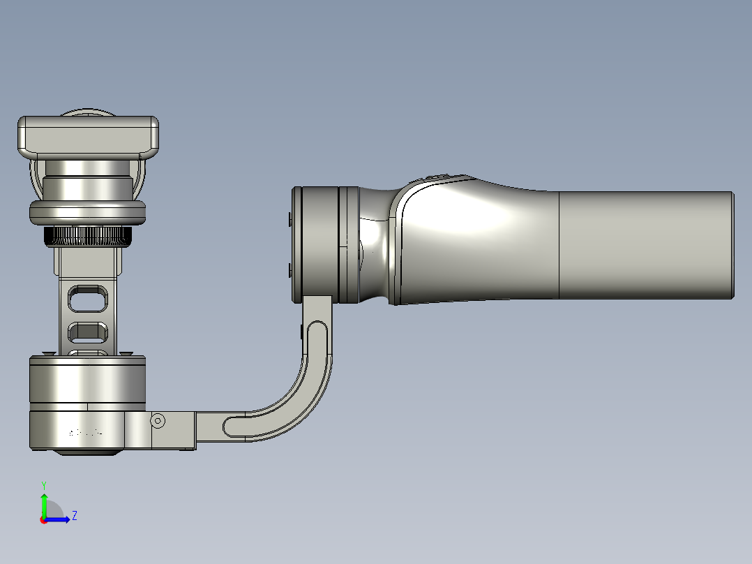 云台稳定器左视图