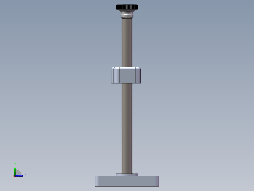 正点原子T80焊锡笔支架左视图