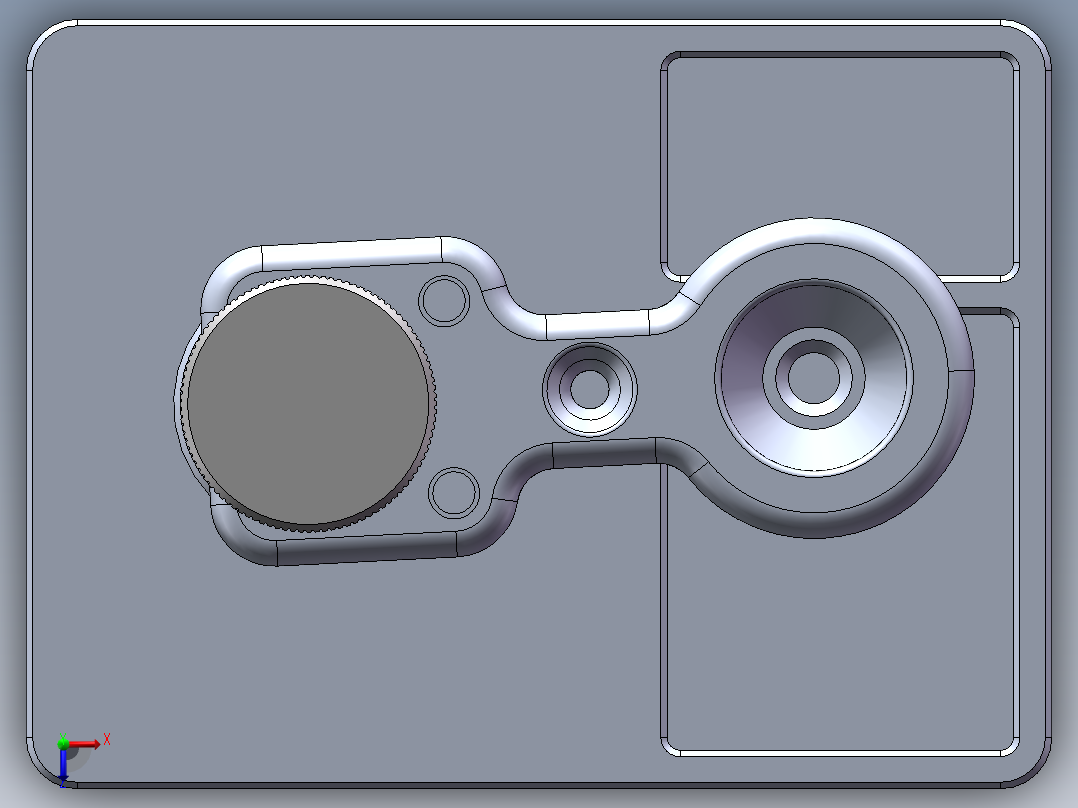 正点原子T80焊锡笔支架俯视图