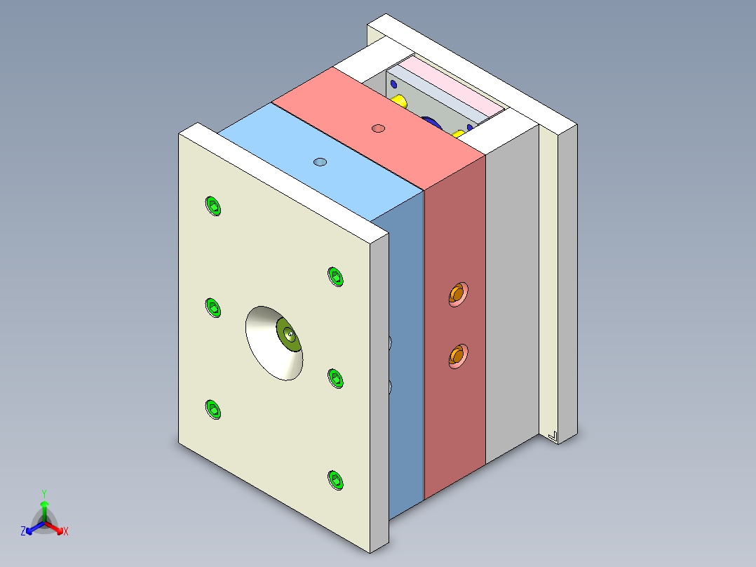 收纳盒装饰边框（注塑模）