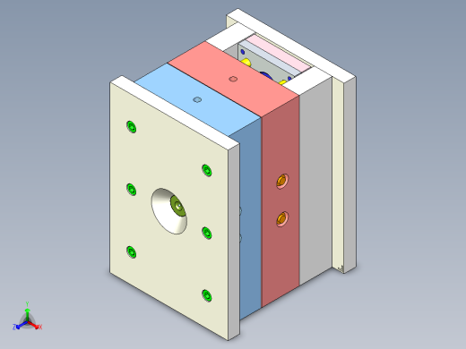 收纳盒装饰边框（注塑模）