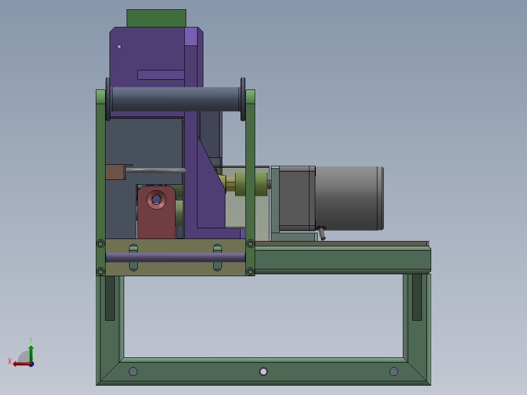 ZH-6270 消防水带接口自动装配机后视图