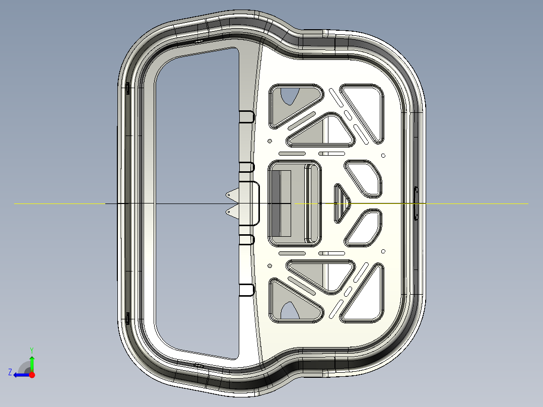 A2004897-尾门后门内外板及加强件（完整）组件右视图