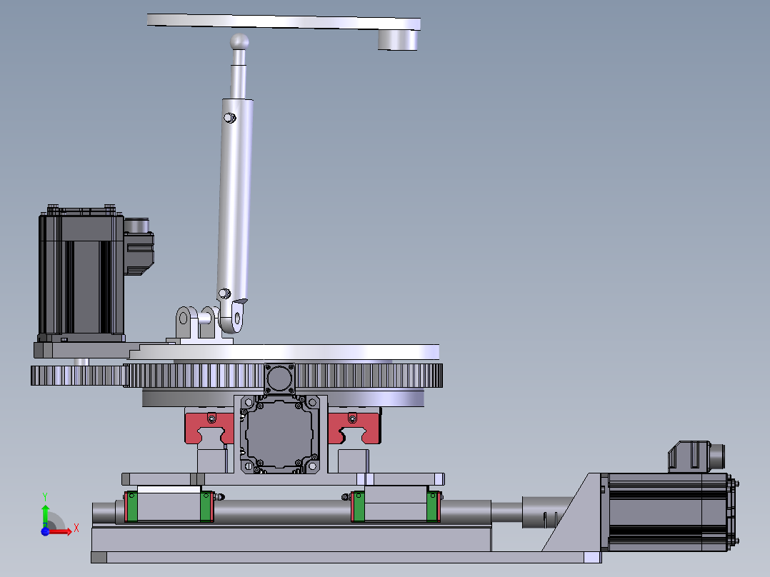 六自由度平台前视图