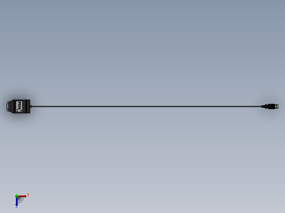 can usb 15转换器俯视图
