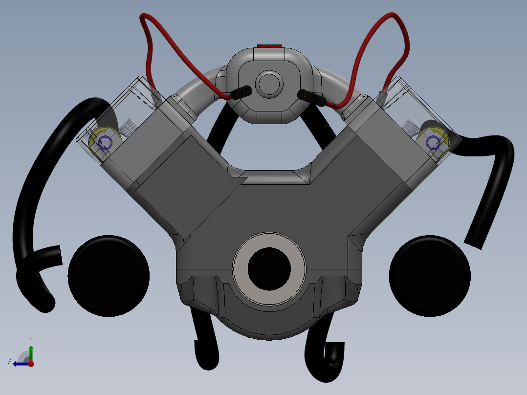 v6 发动机  SW16右视图